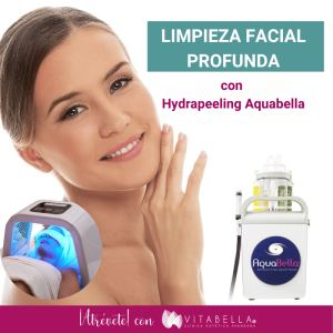 Limpieza Facial Profunda con Hydrapeeling AquaBella + Genoled