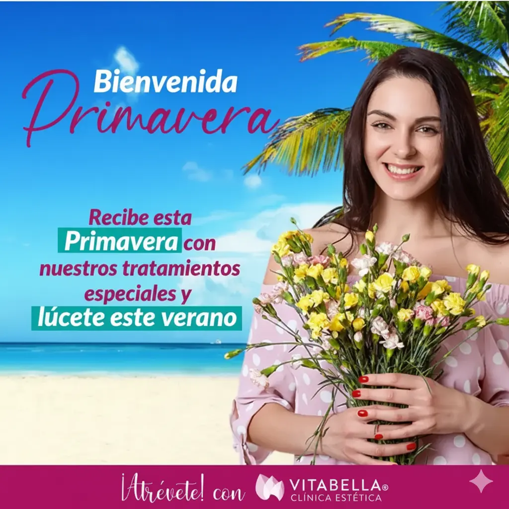 Bienvenida primavera en Vitabella Copiapó: recibe la primavera con nuestros tratamientos y lúcete este verano